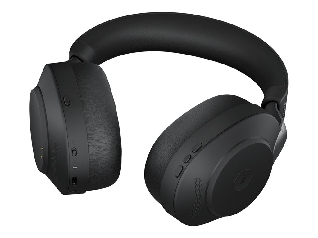Jabra Evolve2 85 MS Stereo - Headset - full size - Bluetooth - wireless, wired - active noise canceling - 3.5 mm jack - noise 28599-999-989