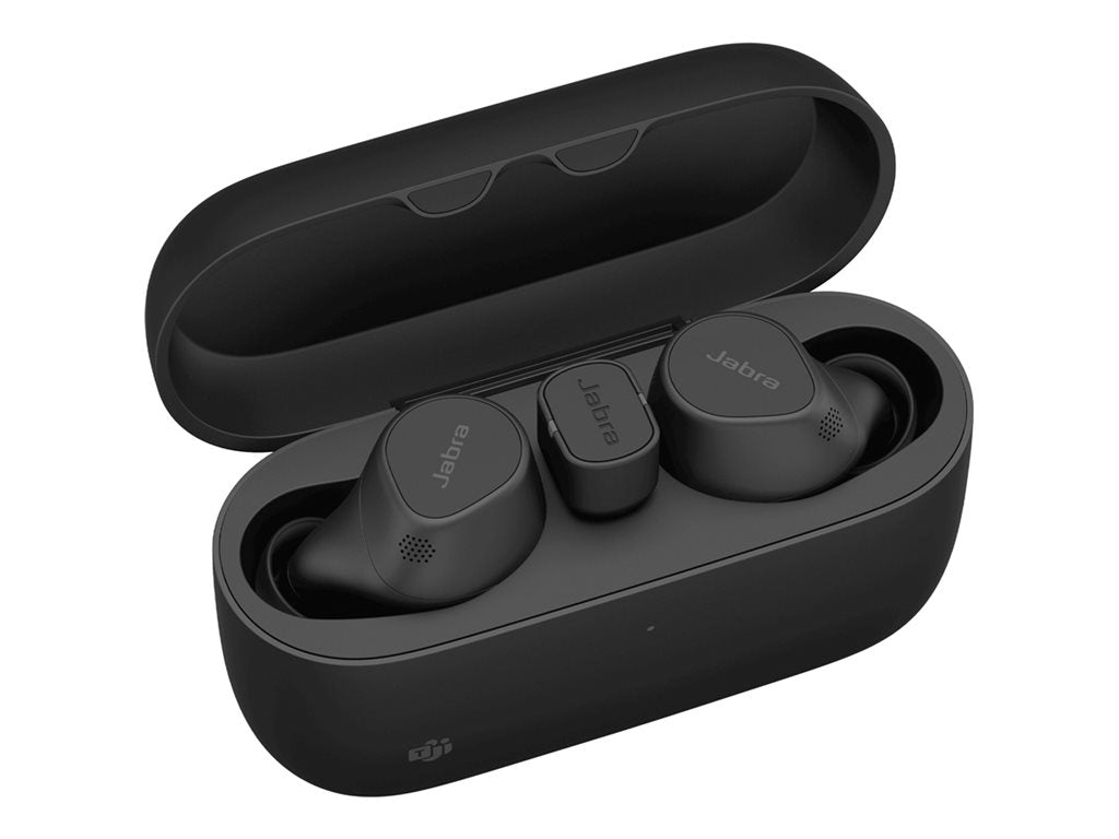 Jabra Evolve2 Buds MS - True wireless earphones with mic - in-ear - Bluetooth - active noise canceling - USB-C via Bluetooth 20797-999-899