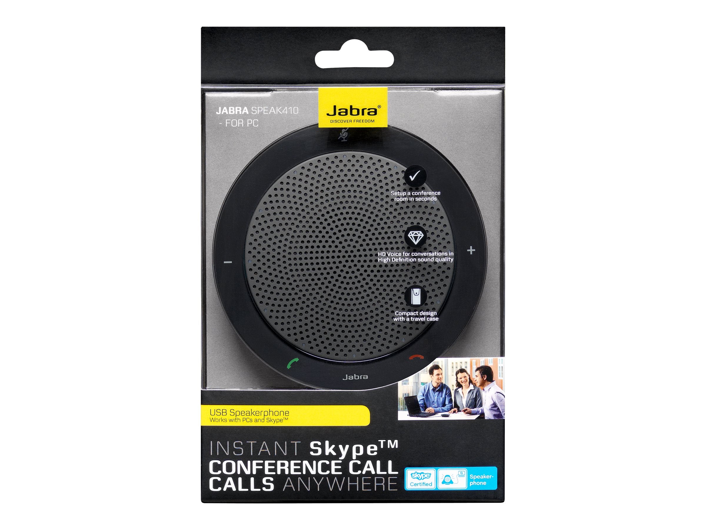 Jabra SPEAK 410 - Speakerphone hands-free - wired - USB, 3.5 mm jack - government GSA GSA7410-209