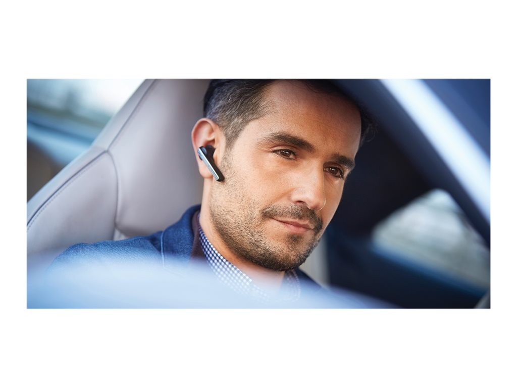 Jabra STEALTH UC - Headset - in-ear - over-the-ear mount - Bluetooth - wireless - NFC - active noise canceling 5578-230-109