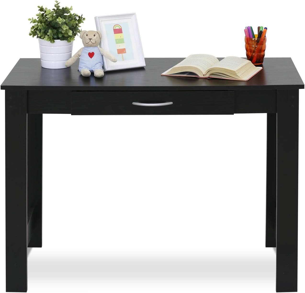 Jaya Writing Desk Large Blackwood With Drawer Home Office Desk