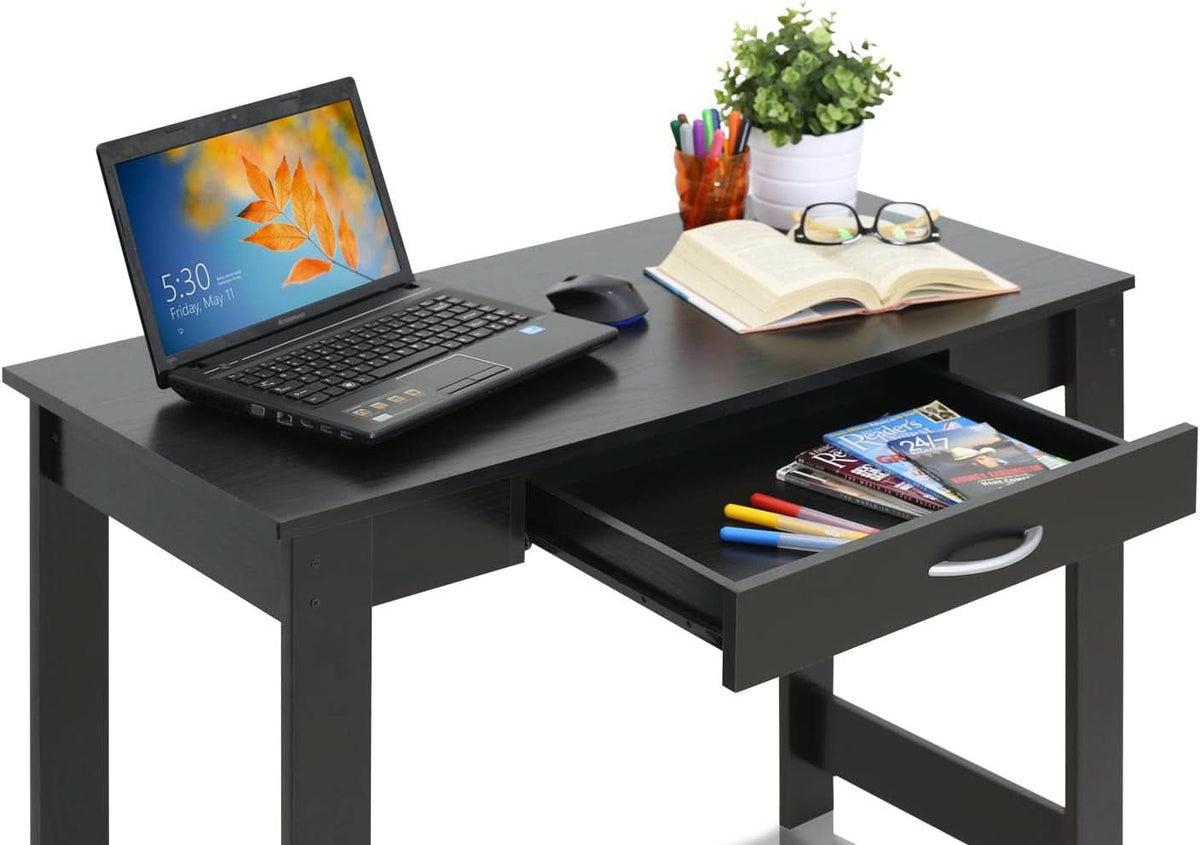 Jaya Writing Desk Large Blackwood With Drawer Home Office Desk
