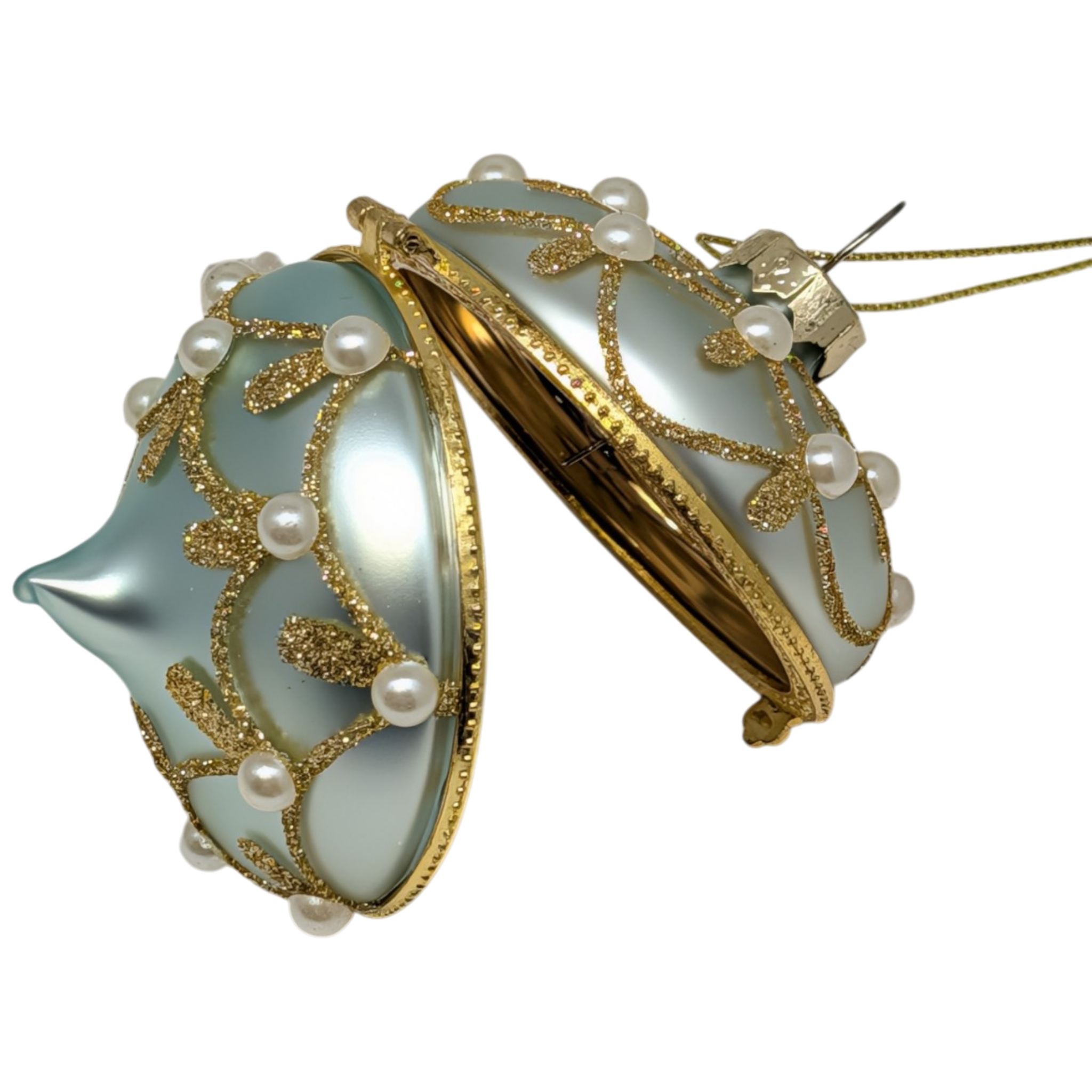 Jeweled Hinged Box Ornament -