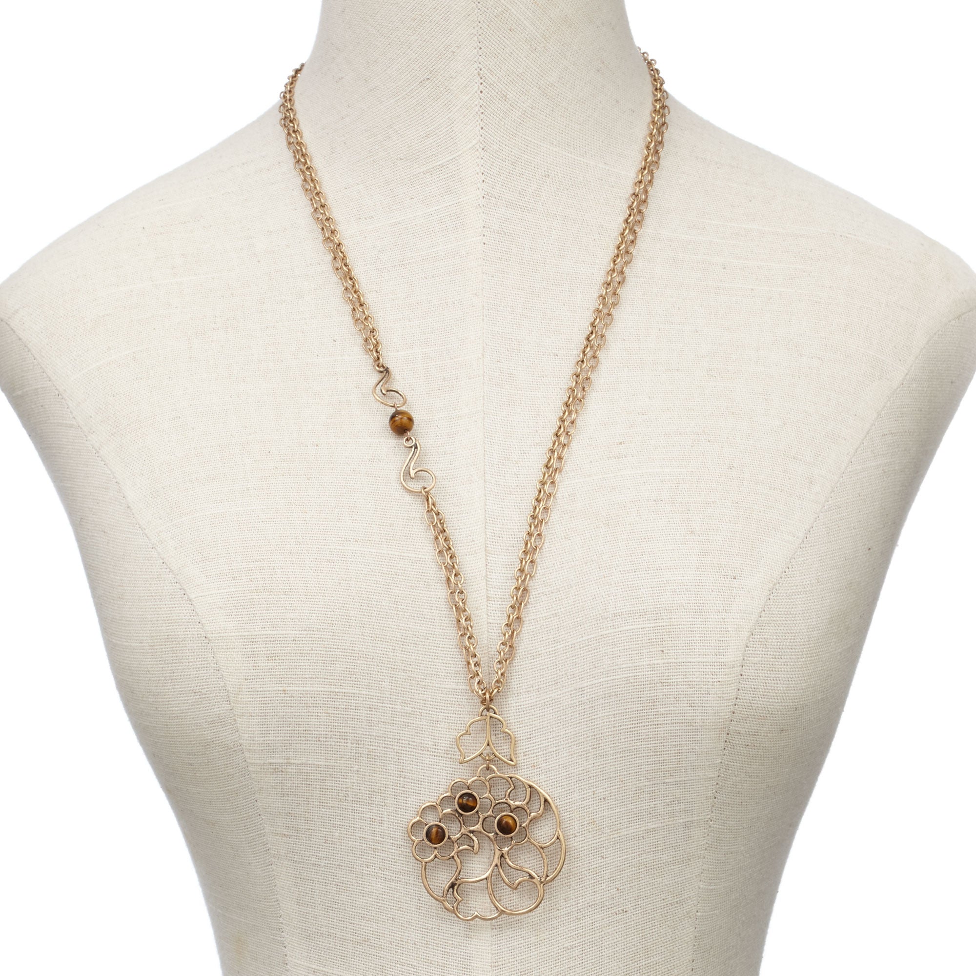 Jim Shore - Flowers - Swirls Necklace