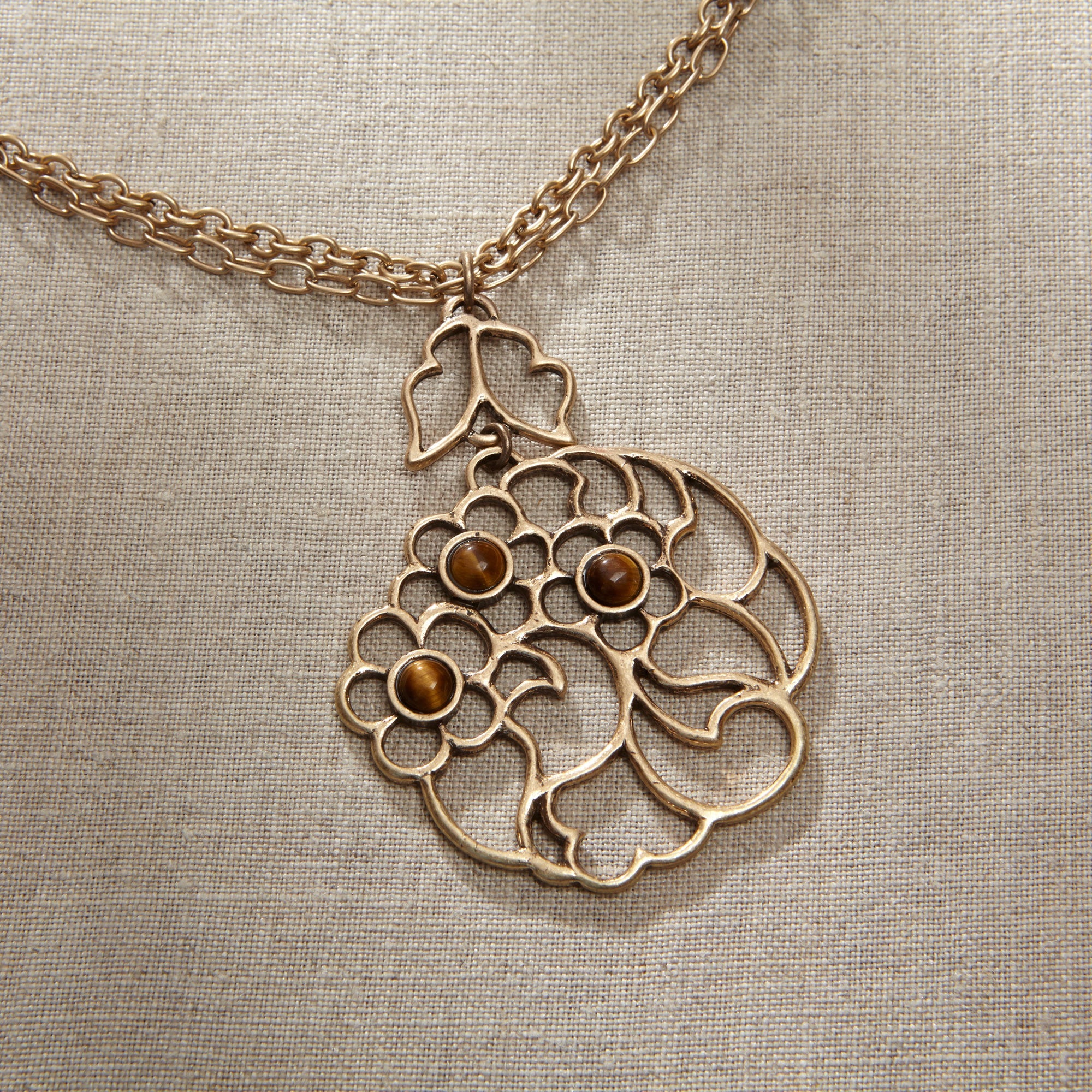Jim Shore - Flowers - Swirls Necklace