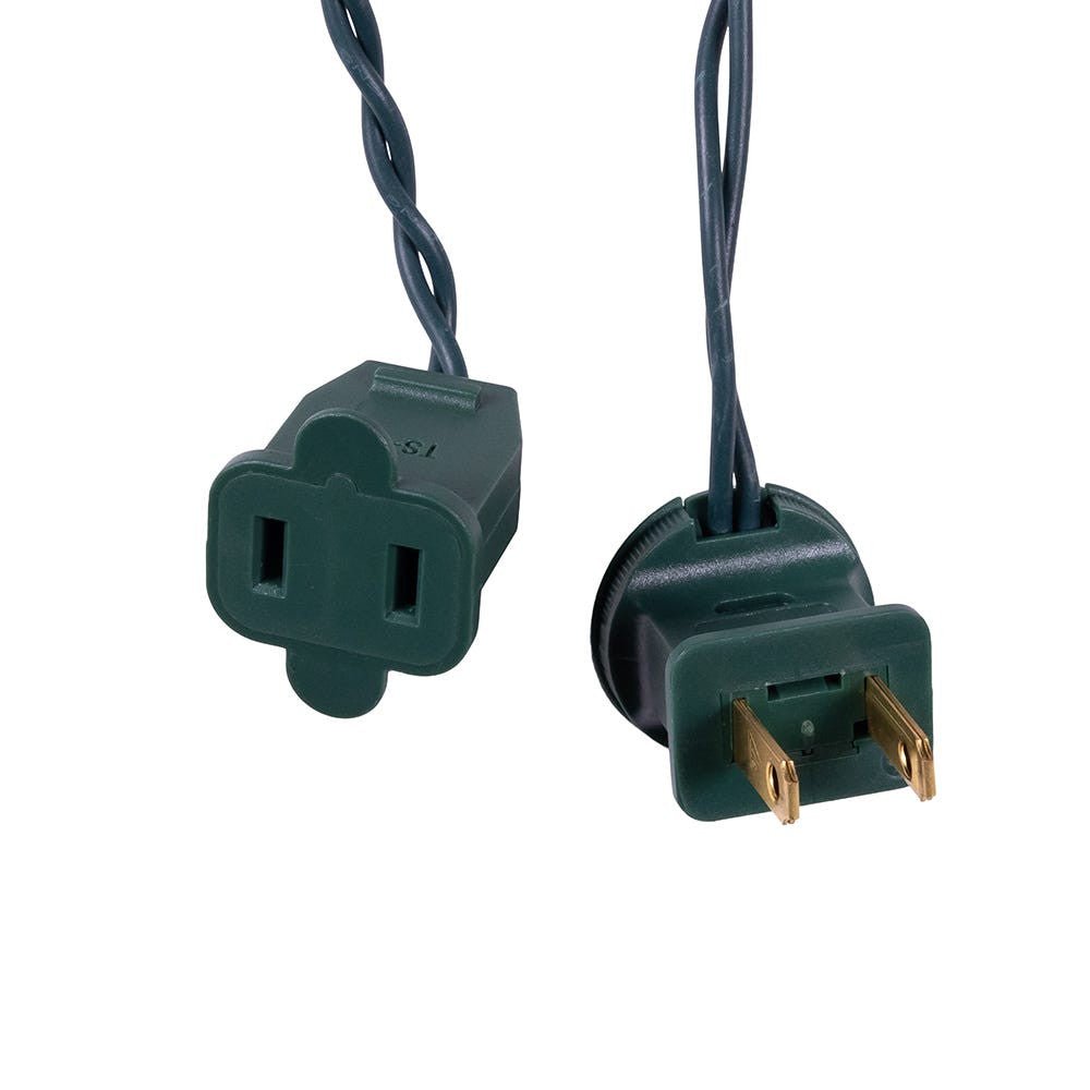 Jingle Bright 100 LED Light Set - Warm White - Green Wire