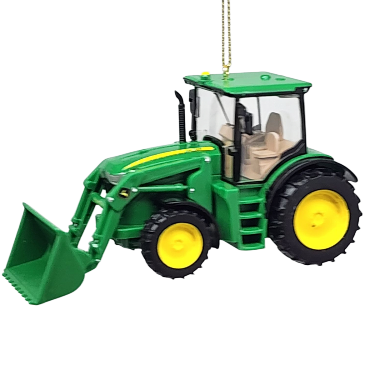John Deere 680R Diesel Tractor with Loader Ornament