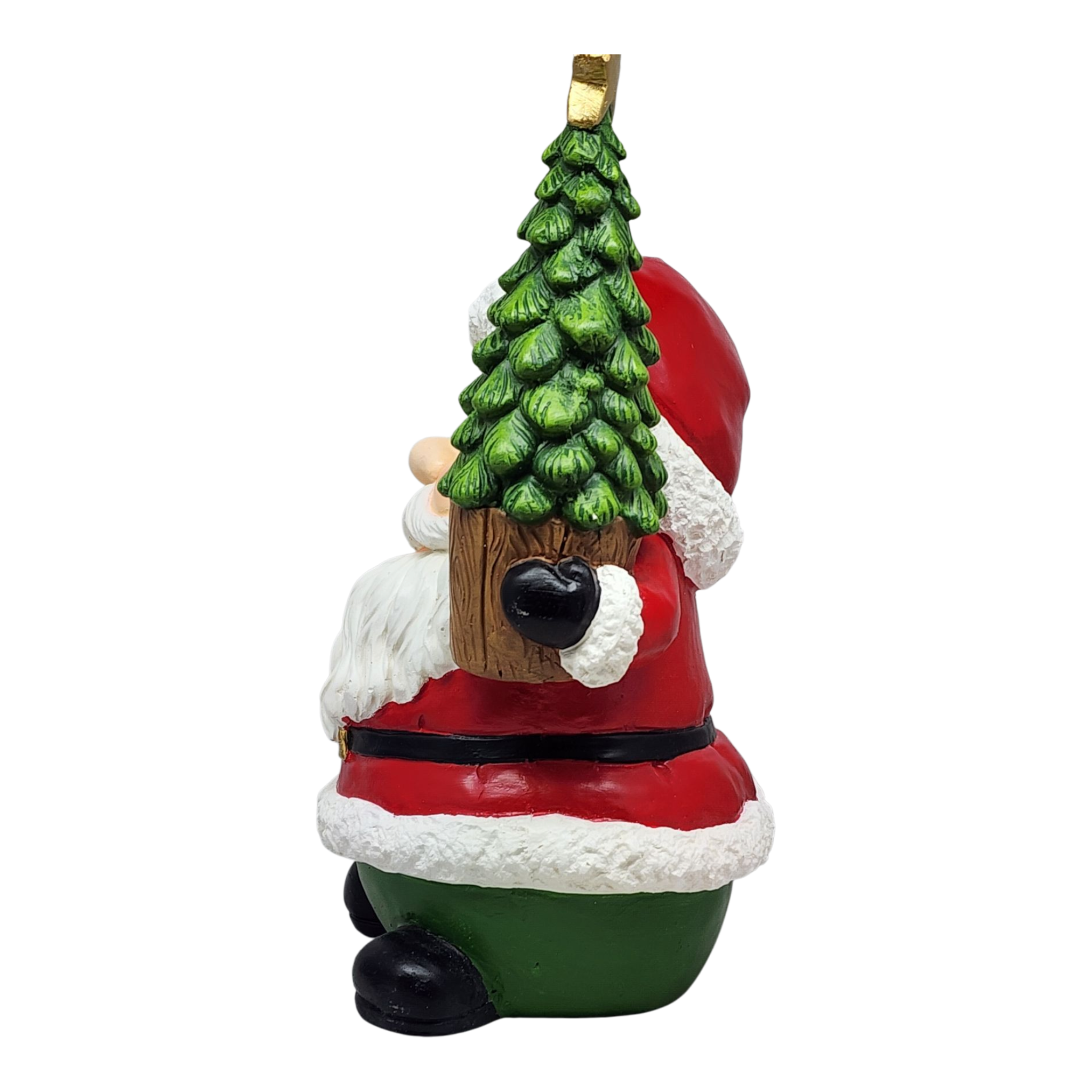 Jolly Santa with Moving Eyes and Christmas Tree