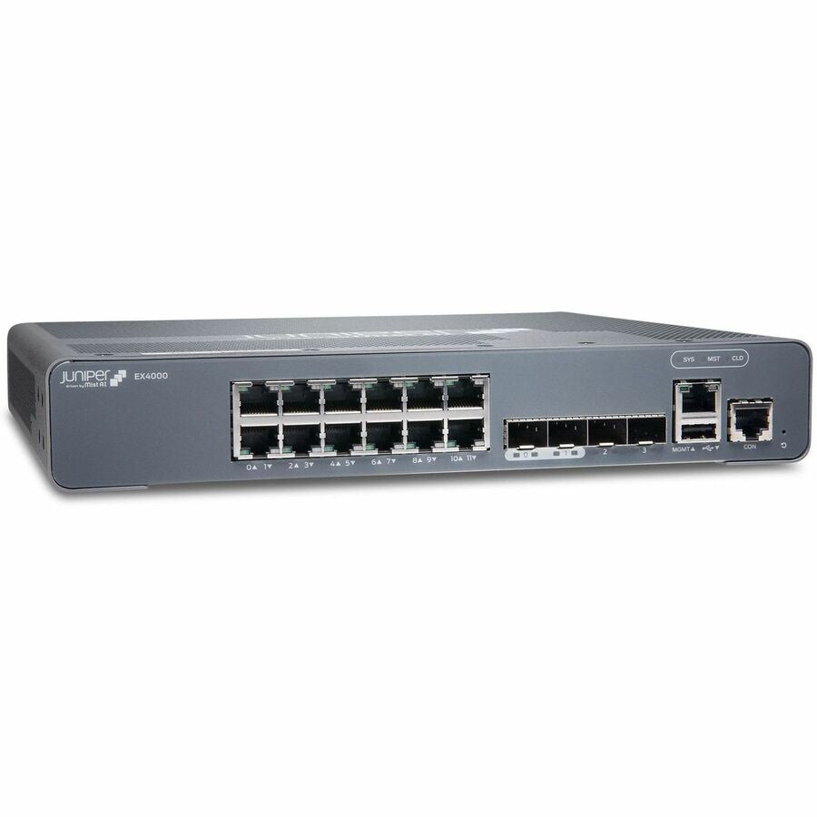 Juniper EX4000-12T Fanless 12-Port 1GbE Switch for Offices