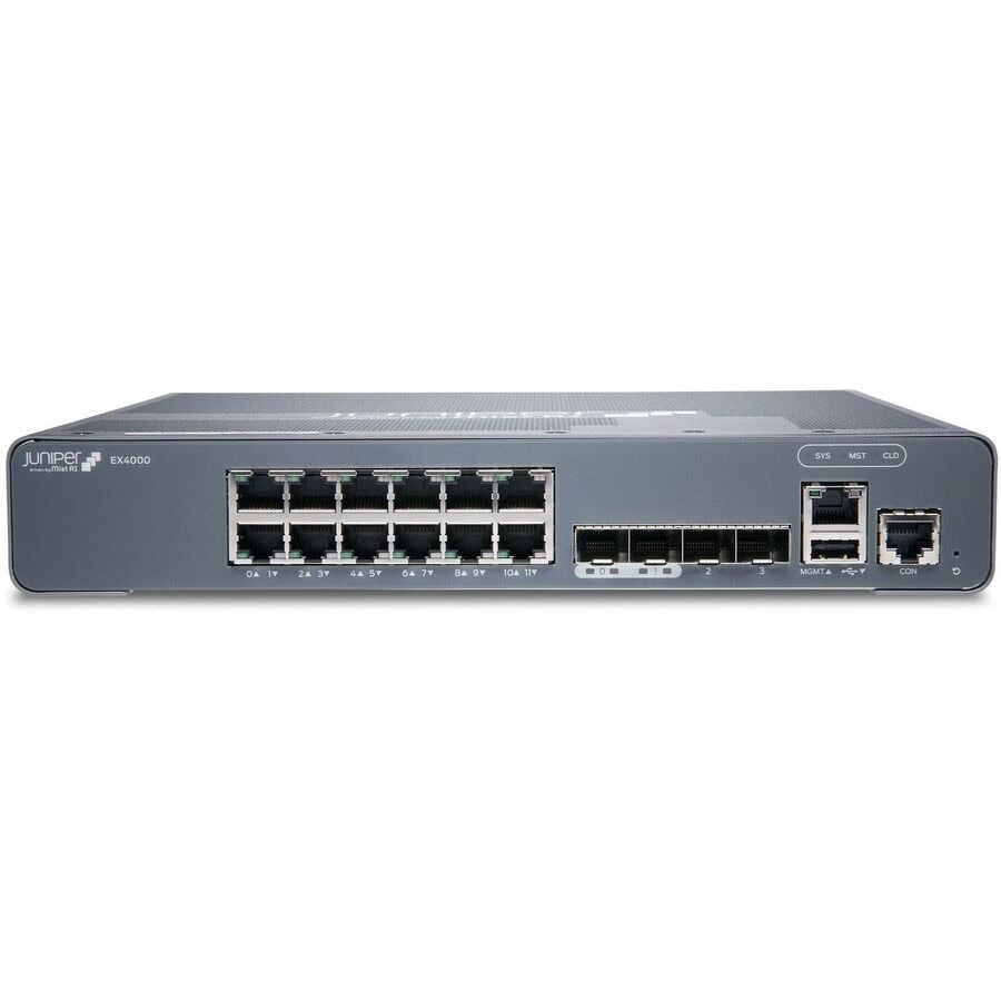 Juniper EX4000-12T Fanless 12-Port 1GbE Switch for Offices