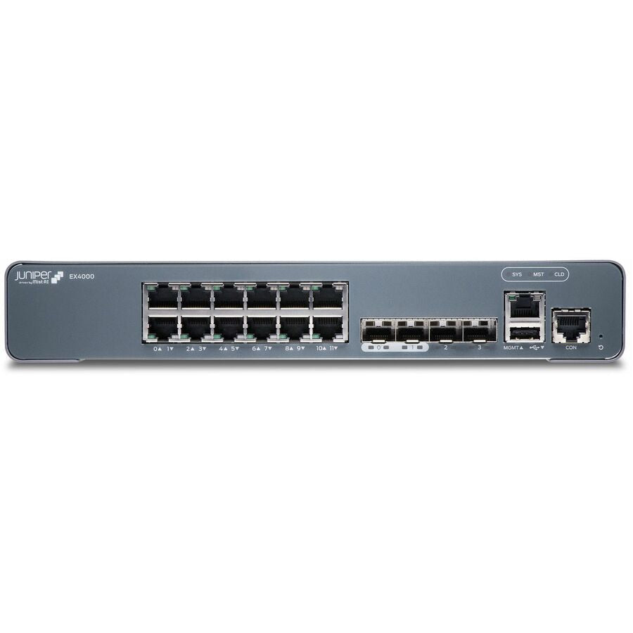 Juniper EX4000-12T Fanless 12-Port 1GbE Switch for Offices