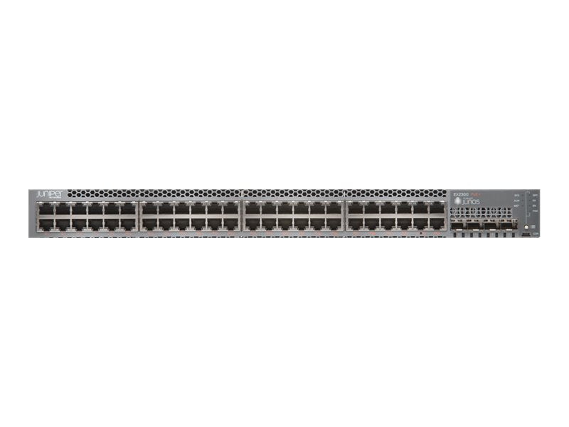 Juniper Networks EX Series EX2300-48T - Switch - L3 - managed - 48 x 10/100/1000 + 4 x Gigabit SFP / 10 Gigabit SFP+ -