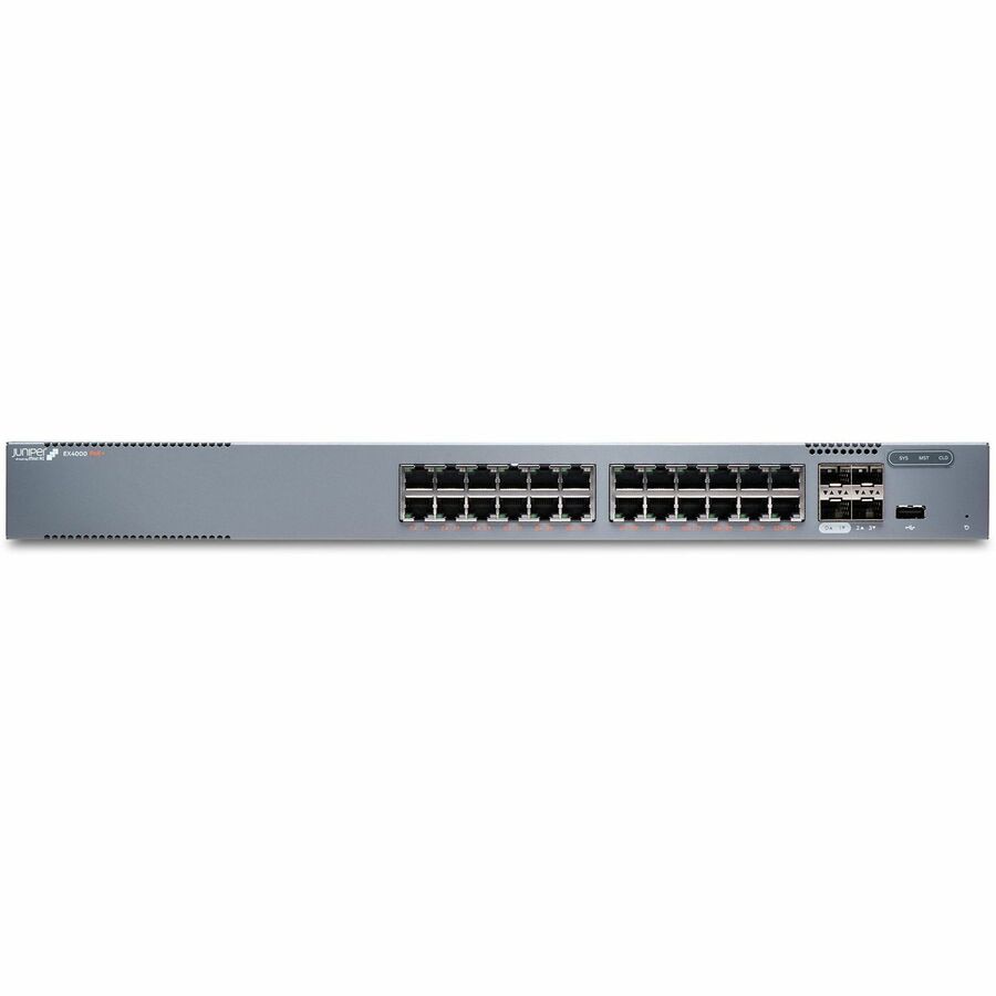 Juniper Networks EX4000-24P 24-Port PoE+ Switch with 4x 10G Uplinks for Enterprise
