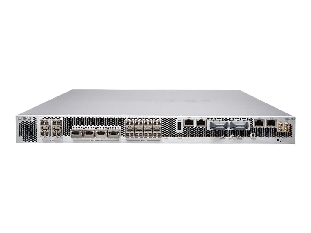 Juniper Networks SRX4600 Services Gateway - Security appliance - 12 ports - 40GbE, 100GbE - 1U - rack-mountable