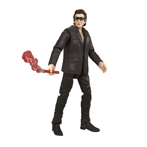 Jurassic Park Dr. Ian Malcolm Action Figure with Flare for Fans