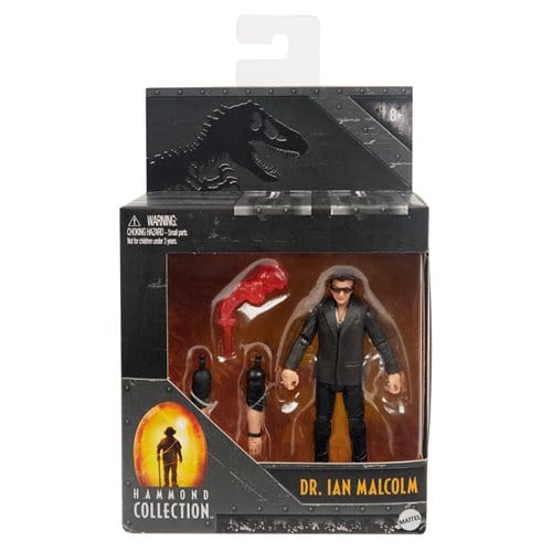 Jurassic Park Dr. Ian Malcolm Action Figure with Flare for Fans