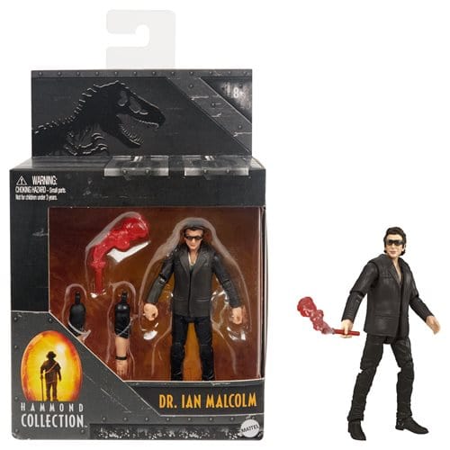 Jurassic Park Dr. Ian Malcolm Action Figure with Flare for Fans