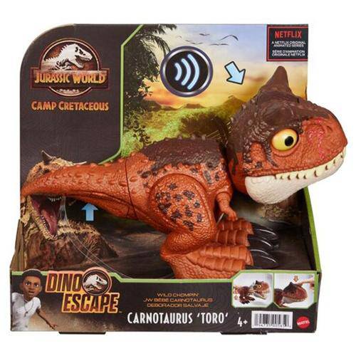 Jurassic World Chompin' Carnotaurus Toro Interactive Dino Toy for Kids