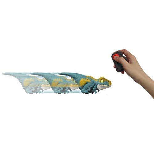 Jurassic World Dominion Blue Velociraptor Click Tracker Toy for Kids 6-8