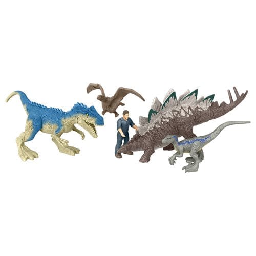 Jurassic World Dominion Chaotic Cargo Pack with 5 Mini Figures for Kids