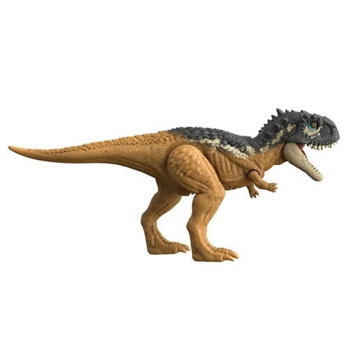 Jurassic World Dominion Roar Strikers Rajasaurus Figure with Roar & Chomp for Kids