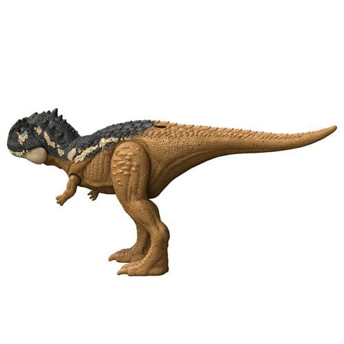 Jurassic World Dominion Roar Strikers Rajasaurus Figure with Roar & Chomp for Kids