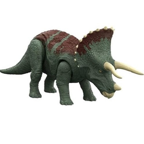 Jurassic World Dominion Roar Strikers Rajasaurus Figure with Roar & Chomp for Kids