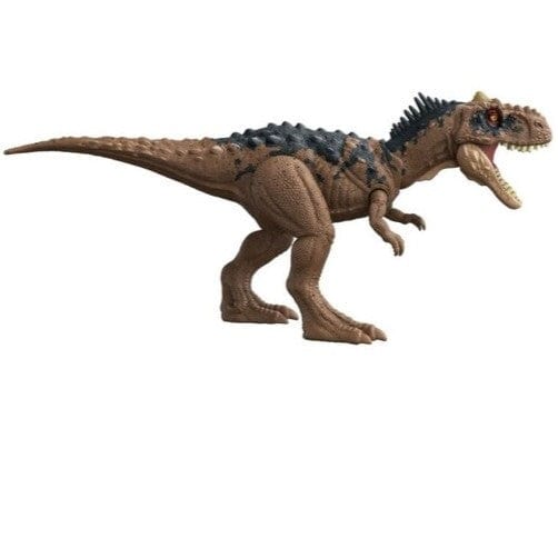 Jurassic World Dominion Roar Strikers Rajasaurus Figure with Roar & Chomp for Kids