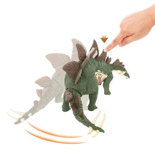 Jurassic World Stegosaurus Mega Destroyers Figure with Attack Moves for Kids