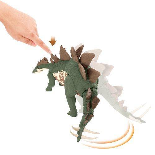 Jurassic World Stegosaurus Mega Destroyers Figure with Attack Moves for Kids