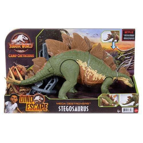 Jurassic World Stegosaurus Mega Destroyers Figure with Attack Moves for Kids