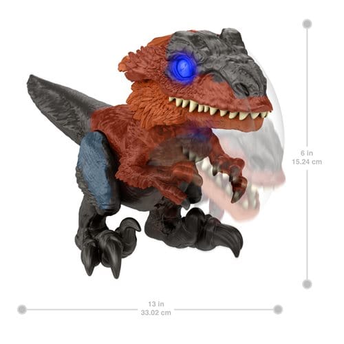 Jurassic World Ultimate Pyroraptor Toy with Interactive Features for Kids