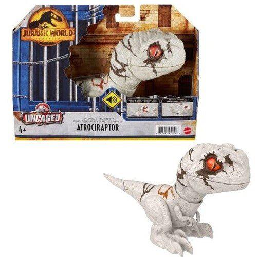 Jurassic World Uncaged Rowdy Roars Atrociraptor Toy for Kids 4+