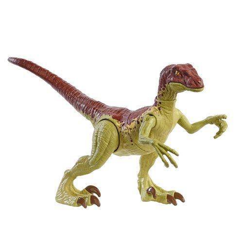Jurassic World Velociraptor Action Figure with Body Slashing Strike for Kids