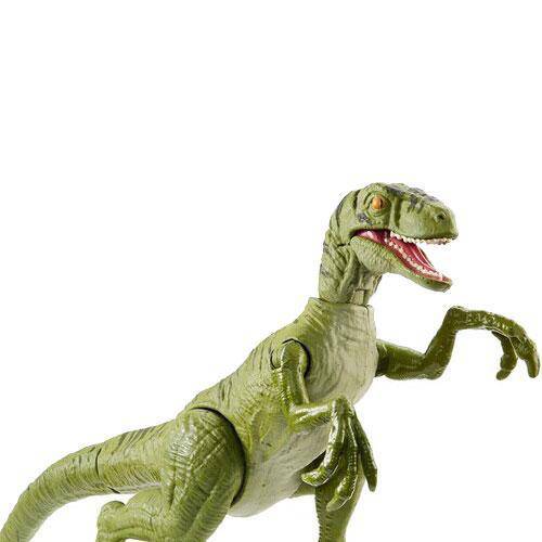 Jurassic World Velociraptor Charlie Action Figure with Savage Strike Moves for Kids