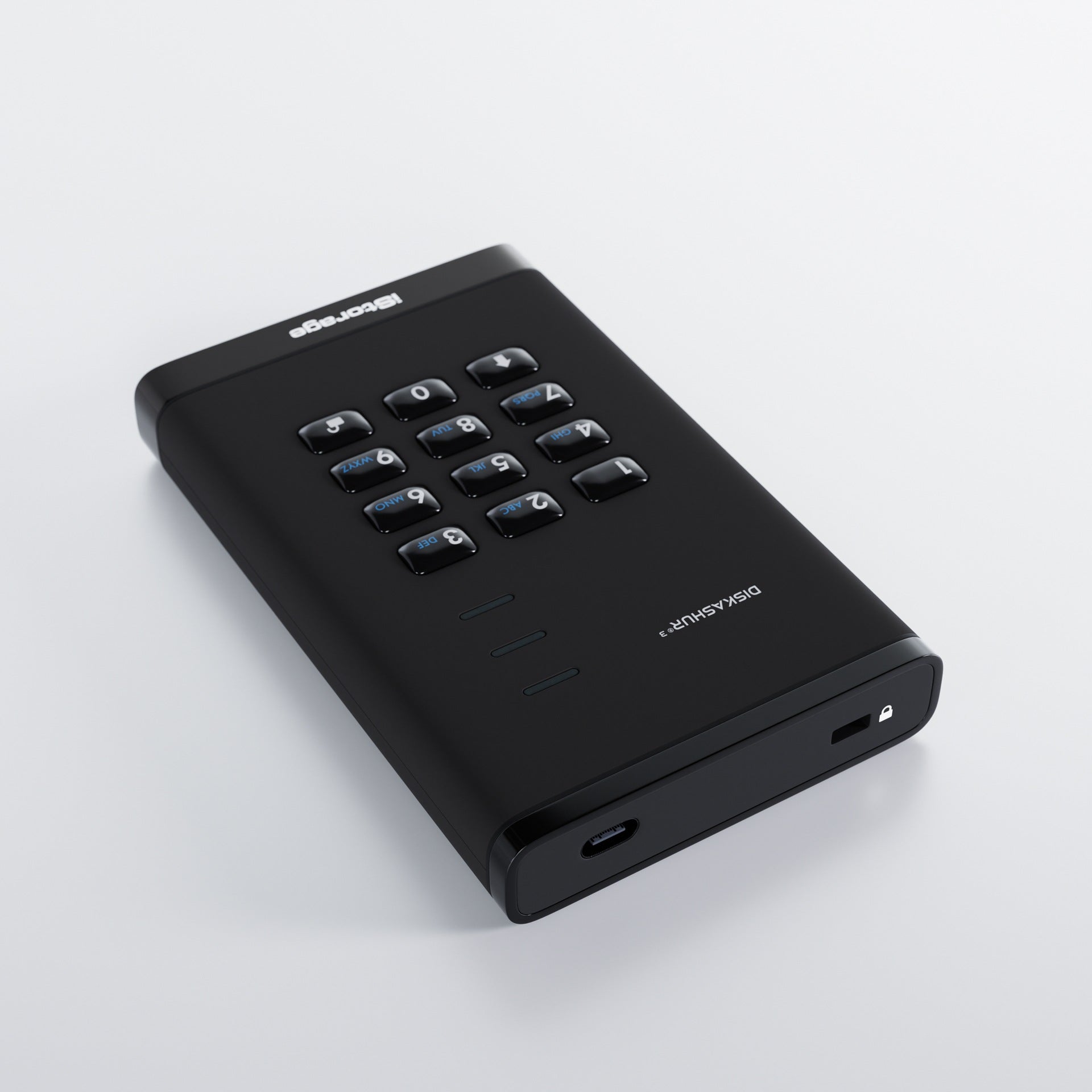 KANGURU diskAshur3 HDD AES 256-bit Encryption Secure Drive for Professionals