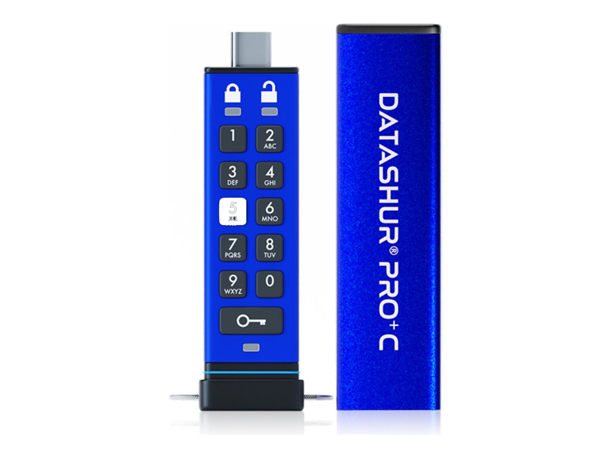KANGURU iStorage datAshur PRO+C 256GB USB-C FIPS 140-3 Secure Flash Drive