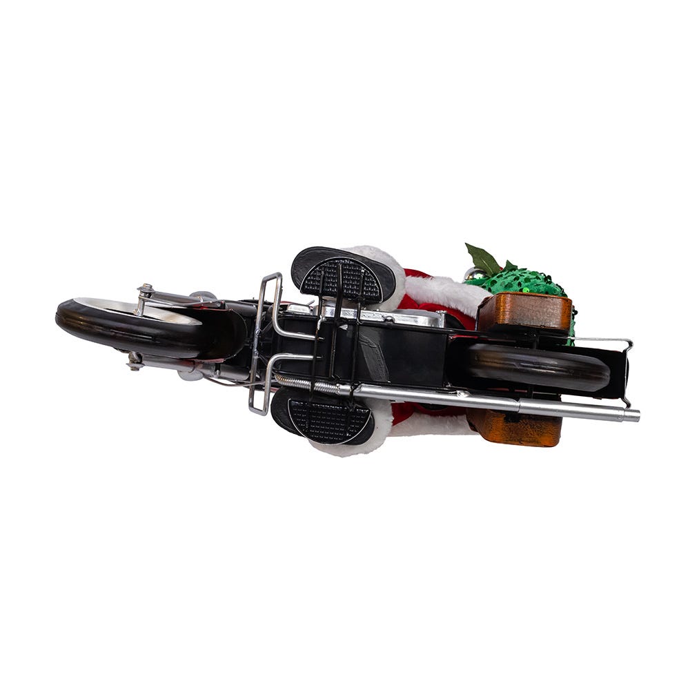 KSA Kringles Motorcycle Santa - 14 Inch