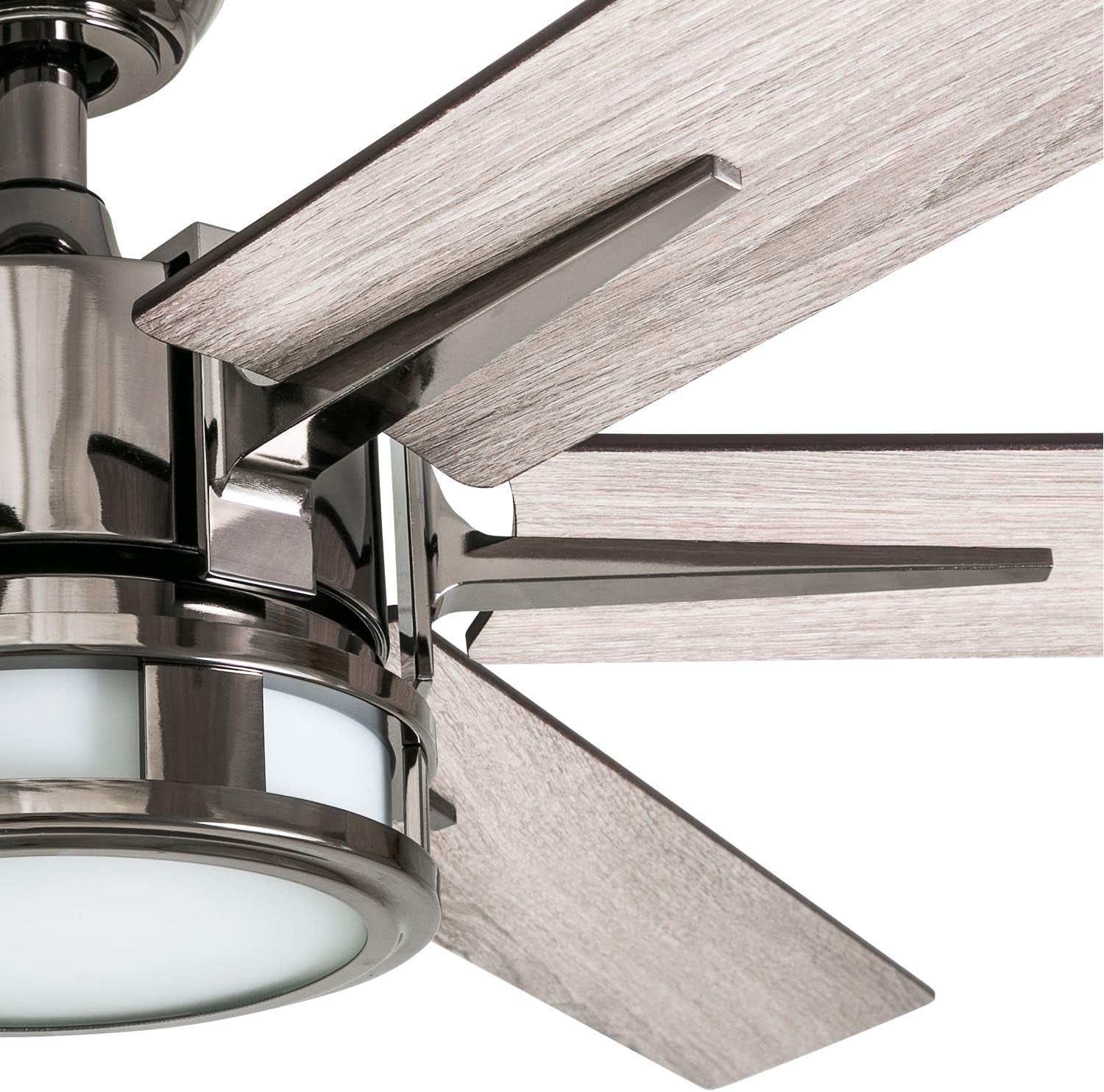 Kaliza 56 Inch Gunmetal Indoor Smart Ceiling Fan LED Remote
