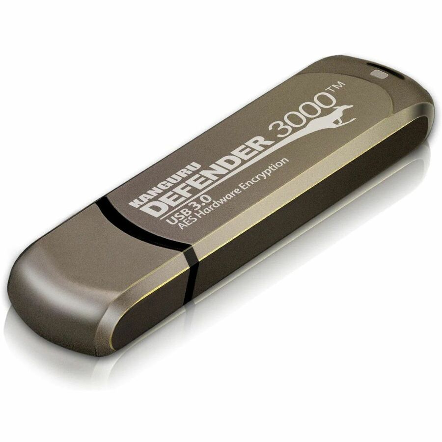 Kanguru Defender 3000 FIPS 140-2 Level 3 Certified Secure USB 3.0 Flash Drive - 512 GB - U