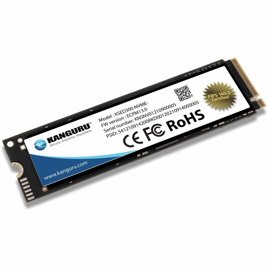 Kanguru Defender SED300 Hardware-Based Self-Encrypting Internal SSD-FIPS 140-2 Certified - KSED300-NVME-500G