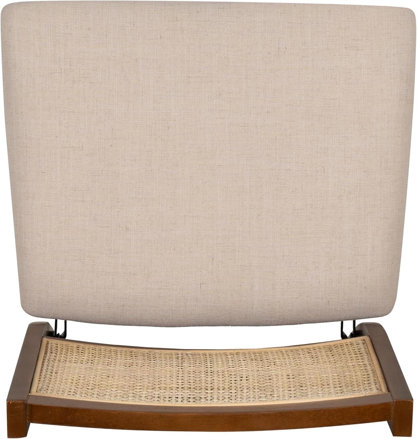Kasi Brown Natural Rattan Cane Foldable Dining Side Chair