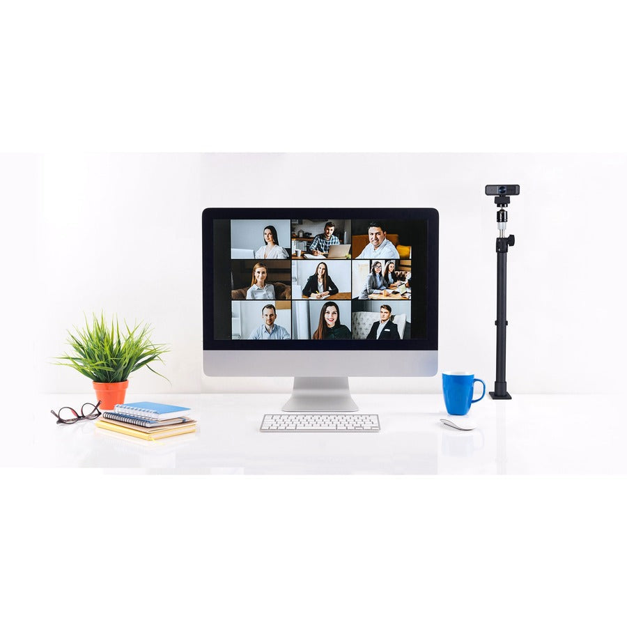 Kensington A1000 Telescoping C-Clamp Desktop Mount For Microphones, Webcams And Lighting Systems