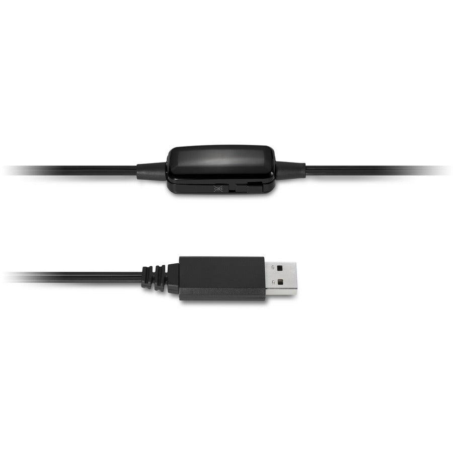Kensington Classic Headset with Mic and Volume Control - 40mm Drivers Stereo Sound | Kensington K33597WW