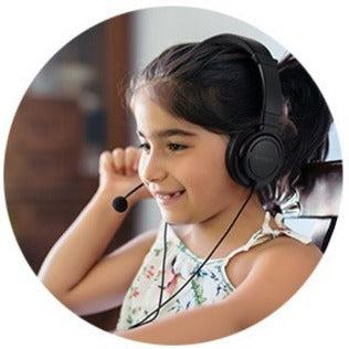 Kensington Classic Headset with Mic and Volume Control - 40mm Drivers Stereo Sound | Kensington K33597WW
