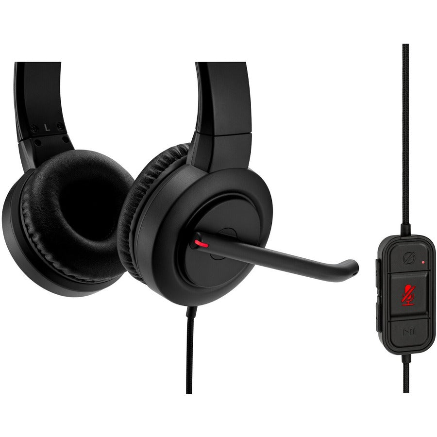 Kensington H1000 USB-C On-Ear Headset - Stereo - USB Type C - Wired - 32 Ohm - 20 Hz - 20