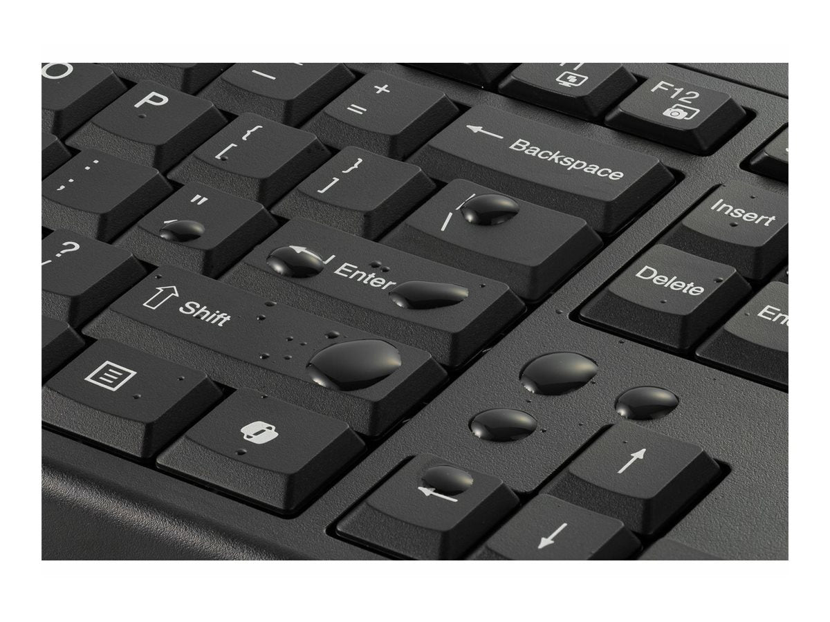 Kensington KB270 EQ - Keyboard - rechargeable, AI keyboard, with copilot key - full size - wireless - 2.4 GHz, Bluetooth