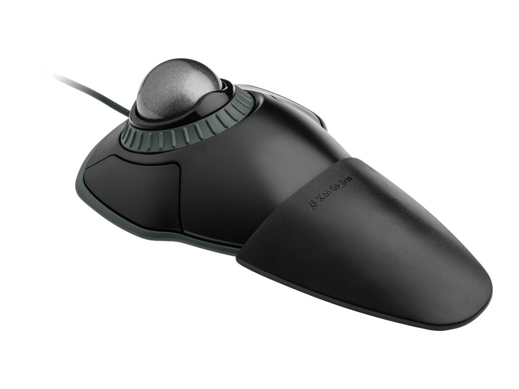Kensington Orbit with Scroll Ring - Trackball - right and left-handed - optical - wired - USB - space gray