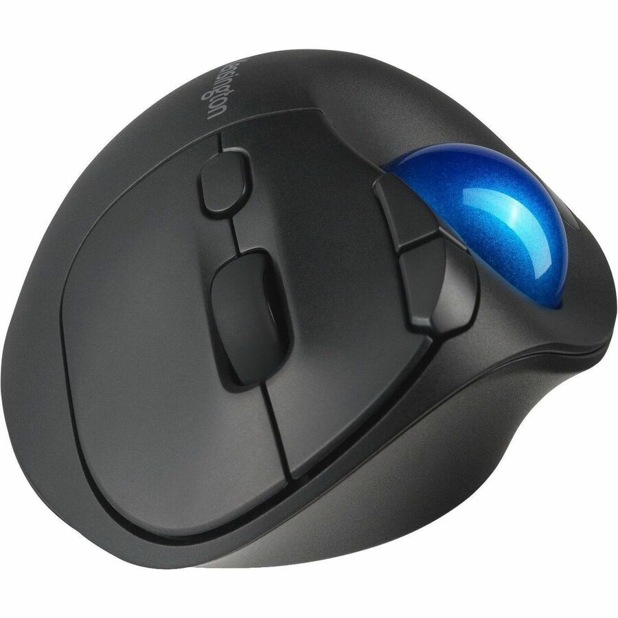 Kensington Pro Fit Ergo TB450 Trackball - Optical - Wireless - Bluetooth - 2.40 GHz - Blac