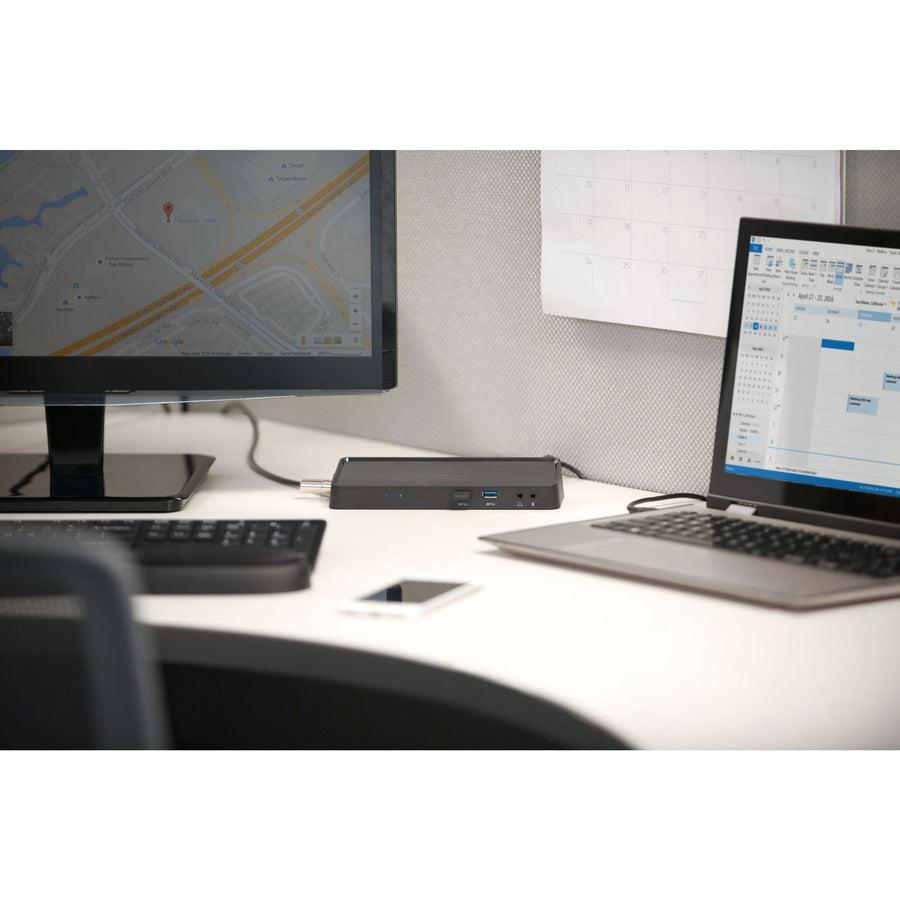 Kensington Sd3600 5Gbps Usb 3.0 Dual 2K Docking Station - Hdmi/Dvi-I/Vga - Windows